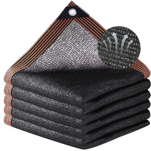 Red de sombreado, red de protección solar 6 pines 85% UV tela de sombreado, tela de sombreado de huerto con ojales, para invernadero/jardín, pérgola/mascotas
