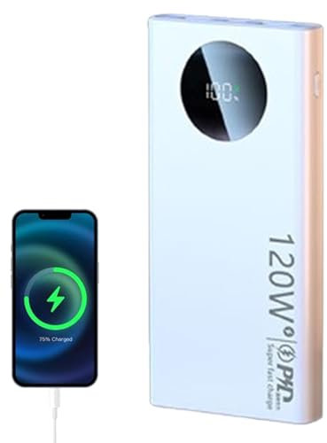 Fast Charging powers Bank, 10000mAh/20000mAh Portable Fast Charging Battery Bank For Phone, 120W Battery Charger Pack