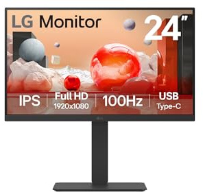 LG 24IN Screen, 1920X1080, 16:9 IPS, HDMI, DP, USB-C USB 3.0