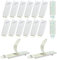 12 Packungen Klebenagel, Non-Marking Klebenagel für Bilderrahmen, Selbstklebend AblöSbar, Bilderhaken Ohne Bohren, GehöRen flur, Wohnzimmer, Schlafzimmer Bilder Klebe NäGel Wand