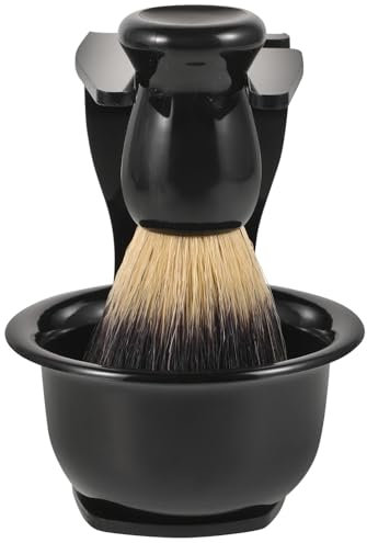 TOVINANNA 1satz Rasier-set Für Männer Mit Rasierpinsel Rasier-schale Und Nylon-bürste Für Hauttypen Langsam Und Leicht Zu Reinigen