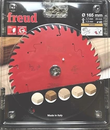 Freud Wood Circular Saw Blade, 165mm x 20mm, 40 Teeth, 1.7mm Kerf