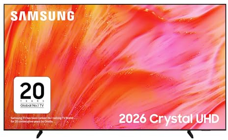 Samsung Smart TV 98-Inch U9000H Crystal UHD 4K, HDR 10+, Vision AI Companion, Motion Xcelerator 144Hz, Adaptive Sound+, Gaming Hub, FreeSync Premium [2026]