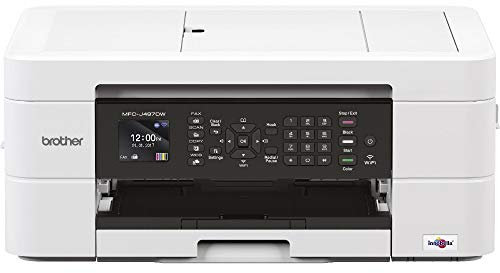 Brother MFC-J497DW MFC-Ink Fax Drucker mit Faxfunktion und 20 Blatt ADF