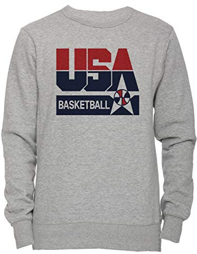USA Basketball 1992 Dream Team Unisex Herren Damen Jumper Sweatshirt Pullover Grau Größe M Men's Women's Grey Medium Size M
