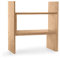 Maison & White Adjustable Bamboo Desk Organiser with Drawers & Shelves – Desktop Storage Rack for Home Office, Books, Stationery & Accessories – Multipurpose Wooden Shelf | M&W