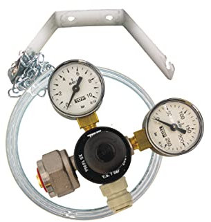 Sodaduck® Co2 Druckminderer kompatibel mit Quooker Cube - Kohlensäure-Druckregler zum Umrüsten auf handelsübliche CO₂ Zylinder-Flasche/Kartusche (2-10 kg) [HOHE KOSTENERSPARNIS]