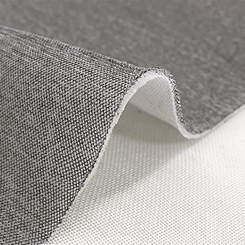 Flushbay Speaker Grill Cloth Gray Speaker Fabric Cover Material Vintage Dustproof Home Speakers/Media Cabinet/Stage Speakers/KTV Boxes Repair Fabric 19.7x61.02 (Light Grey)