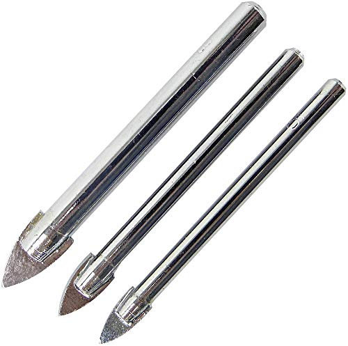 Tile & Glass Drill Set (3PC) | Drill BITS Sets Tools, 1 X Qty - TGS01