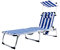 CREVICOSTA QUALITY MARK MARCAS DE CALIDAD - Arena 1004 - Tumbona de Playa con TOLDO, Plegable y reclinable. 4 Posiciones (Marinera)