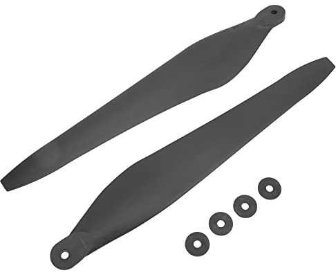 Oumefar 3411 Landwirtschaftlicher Drohnen-Propeller, faltbarer Ersatz-Kunststoff-Propeller, präzise Größe, geräuscharm, für Hobbywing X9 Drohnenteile (CW)