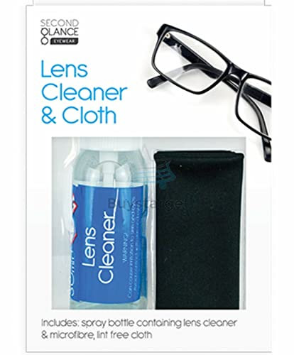 Buystarget Lens Reading Glasses Cleaner & Microfibre Cloth Wipes Spectacle Camera Cleaning Spray Pack of 1