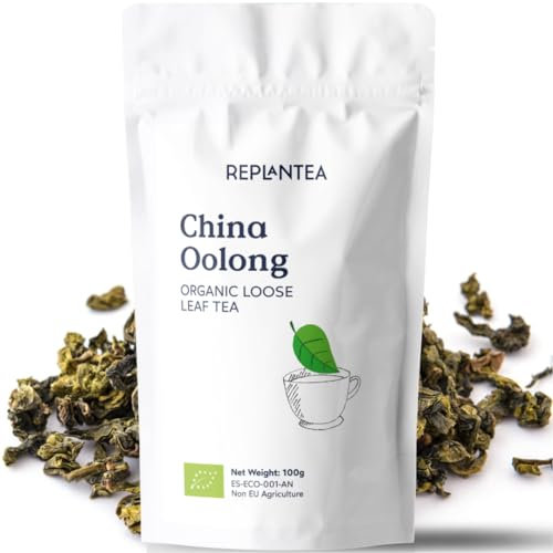 Oolong Tea Organic Tie Guan Yin 100g (50 Cups) | China Oolong Tea Loose Leaf Organic | REPLANTEA