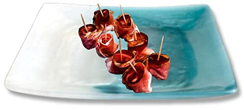 Steelite Tablett aus Kunstharz, Kenny Mack Designs, quadratisch, aus Kunstharz, Präsentationsladegerät für Vorspeisen, Salat, Buffet-Teller für Restaurants und kommerzielle Gastronomie, 33 cm,