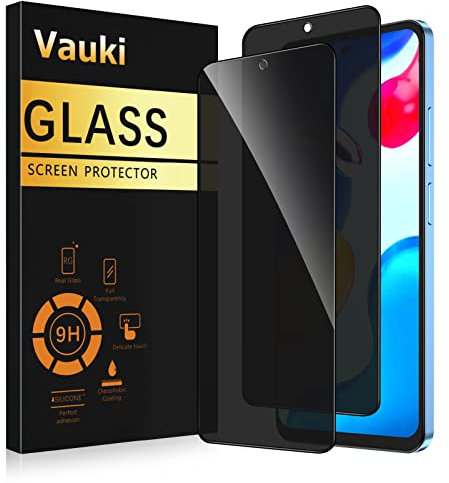 Vauki Protector Pantalla Privacidad para Xiaomi Redmi Note 11/Note 11S 2 Pieza,Cristal Templado Anti Espía,Anti-Espía Vidrio Película,9H Dureza,Anti-Arañazo,Sin Burbujas,Privacy Screen Protector,6.43