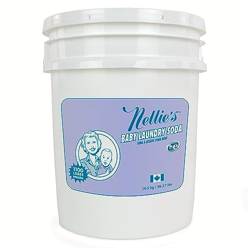 Nellie's Baby Laundry Soda | Fragrance-Free Baby Detergent | 1100 Loads
