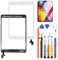 Touchscreen per iPad Mini 1 2 1ST 2a Generazione Digitizer Schermo A1432 A1454 A1455 A1489 A1490 A1491 Touch Screen Sostituzione Kit de Riparazione con Home Buttone e IC(Non LCD Display) (White)