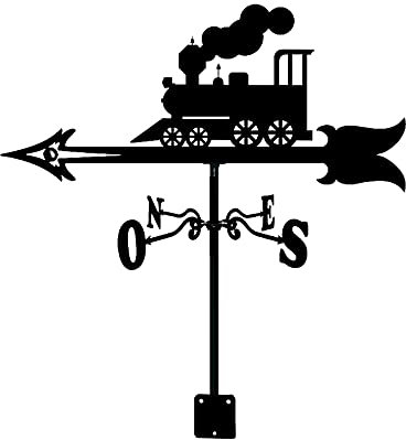 Wetterfahne Fox Kolibri Zug Wetterfahne Messwerkzeug Edelstahl Wetterhahn Windrichtungsanzeiger Mit Anti-Rost-Beschichtung 35 X 50 cm