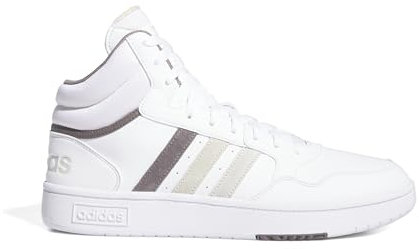 adidas Herren Hoops 3.0 Mid Classic Vintage Shoes, Cloud White/Orbit Grey/Putty Grey, 46 EU
