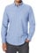 siliteelon Men's Oxford Shirt Long Sleeve Smart Casual Plain Regualr Fit Button Down Shirts with Pockt Light Blue L