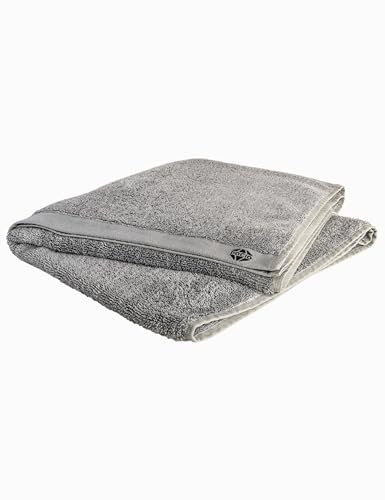 DOCIO Badetuch Duschtuch Saunatuch I 150x78 cm I Premium 600 GSM I weich & saugfähig (Hellgrau)