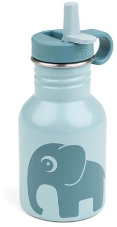 Done by Deer Drinkfles RVS Elphee Blauw 350 ml