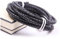 Wisafory 1M Lederschnur Rund Lederband aus echtem Leder Geflochtener Schnurseil 3-8mm Rindslederschnüre für Retro-Armbänder Halsketten Schmuckherstellung Geschenkverpackungen Schwarz 5mm