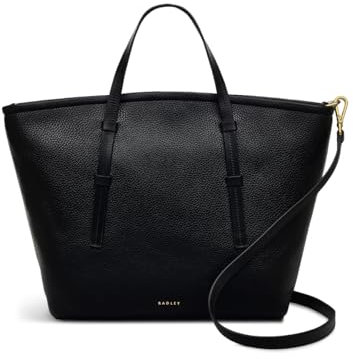 RADLEY London Bridgewater 2.0 Women's Leather Medium Ziptop Top Handle, Black