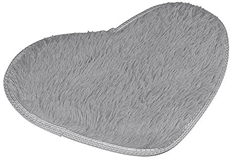 Outdoor Teppich Stern rutschfeste 40x28cm Matten Badezimmer Bad Dekor Küche Zuhause Runder Teppich Schwarz Weis (Grey, One Size)