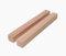 2 listones de madera maciza de haya, 4 x 4 cm de grosor, diferentes longitudes, 40 cm de largo