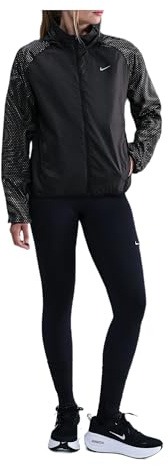 Nike Damen Tempo Repel Flash Laufjacke, Black/Reflective Silver, XS