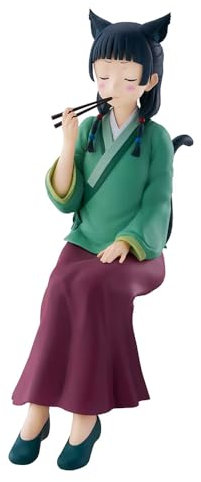 Maomao Figur Statue – 17 cm Maomao Actionfigur Anime Niedliches Mädchen Sitzposition PVC Maomao Statue Modell Sammlung Dekoration Anime Geschenke