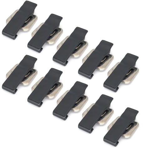 Laikoutd Set Mit 5 Ersatzbatterie Gürtelclips Klemme Für Tragbare Funklautsprecher PMNN4440 Mikrofon Einfache Installation Multipacks Mikrofonklammern