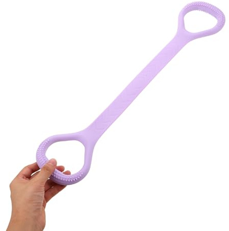 BUGUUYO Fascia di Resistenza a Forma di 8 per Fitness e Yoga Corda Elastica Sportiva per Braccia e Spalle Fascia Elastica Portatile per Allenamento da Viaggio e Tonificazione Donna