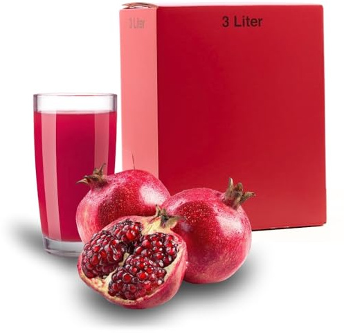 Frische Kontor | Direkt Granatapfelsaft | 100% Fruchtgehalt | ohne Zusatzstoffe | Bag in Box (3 L)