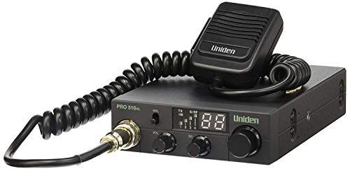 Uniden PRO510XL Pro Series 40-Channel CB Radio. Compact Design. Backlit LCD Display. Public Address. ANL Switch and 7 Watts of Audio Output. Unique PLL Circuit. S/RF LED Meter, Black