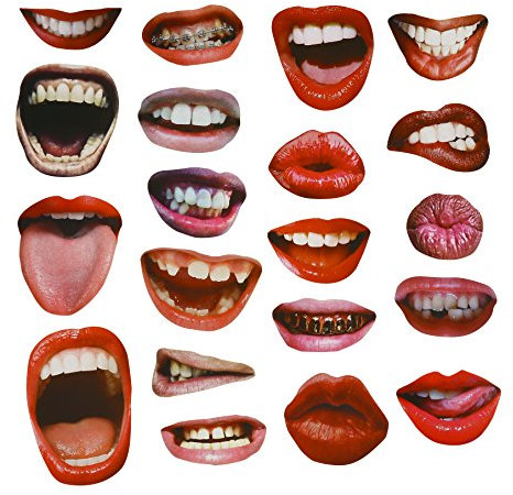 20PCS Funny Sexy Lips Mouth Photo Booth Props for Wedding Party Reunions Birthdays