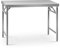 Royal Catering Arbeitstisch klappbar 60 x 120 cm Tragkraft 200 kg intelligentes Federfalzsystem höhenverstellbare Füße Edelstahl-Tisch Küchentisch Arbeitstisch Edelstahl Grilltisch