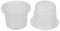 Kunststoff-einweg-tattoo Ink Cups Permanent Make-up Pigment Container Cap Tattoo Zubehör 100pcs (e)