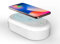 Portable UV Cell Phone Sanitizer with Wireless Charger, Multi-Function UV Light Sterilizer with Aroma Diffuser, 3-in-1 Fast Charging UV Cleaner Box for All Smart Phone,