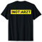 Lustige Rettungsdienst Geschenke ZUR NOT FAST ARZT T-Shirt für Notarzt, Rettungssanitäter oder Notfallsanitäter - Schwarz, S