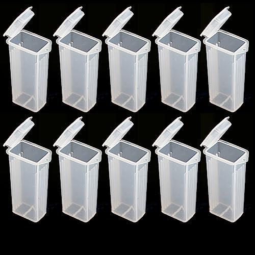ULTECHNOVO Slide Cases 5 Place Pathological Boxes Opening Slide Mailers Slide Storage Slide Holders Microscope Slide Box for School Lab Supplies 10pcs