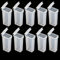 ULTECHNOVO Slide Cases 5 Place Pathological Boxes Opening Slide Mailers Slide Storage Slide Holders Microscope Slide Box for School Lab Supplies 10pcs