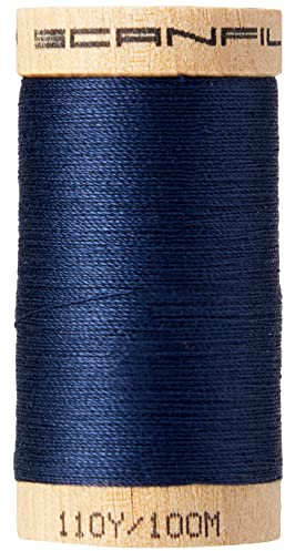 Scanfil 40029-4815 Nähgarn, Baumwolle, 4815 Blau, 100 m, meter