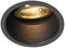 Qazqa - Modern Einbaustrahler schwarz mit Gold I Messing dreh- und schwenkbar - Alu I Wohnzimmer I Schlafzimmer - Aluminium Rund - LED geeignet GU10