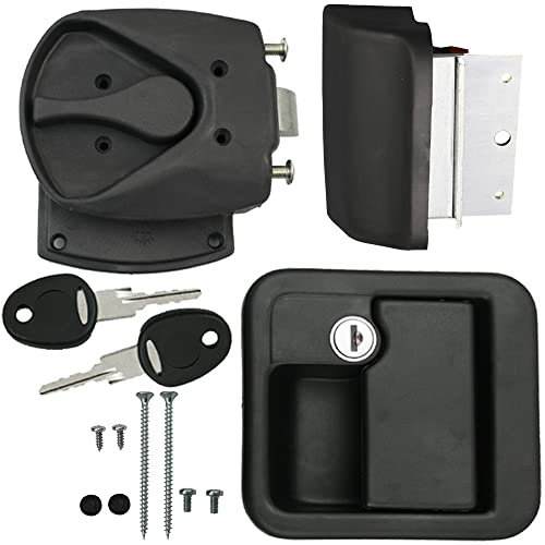 Serrure de porte FAP pour caravane, camping-car, système FF - Noir