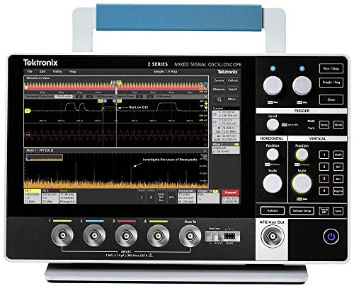 Tektronix MSO24 2-BW-100 oscilloscopio digitale 100 MHz 1.25 GSa/s 8 bit, 1 pezzo.