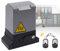 Motor Puerta Corredera, 750W Motores Para Puertas Correderas 2000 kg, Puerta de Garaje con Mando a Distancia, Motores para Puertas correderas, Kit Motor Puerta batiente