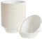 YBCPACK 100 Pack Disposable Paper Bowls 12oz for Hot and Cold Food, Biodegradable, Compostable and Eco Friendly Paper Bowls Disposable Perfect for Parties, BBQ and Picnic (White)