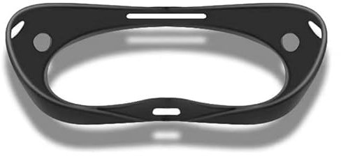 VR Headset Schutzhülle Silikon Vorderseite Shell für Pico 4, weiche Schutzhülle Haut (Schwarz)